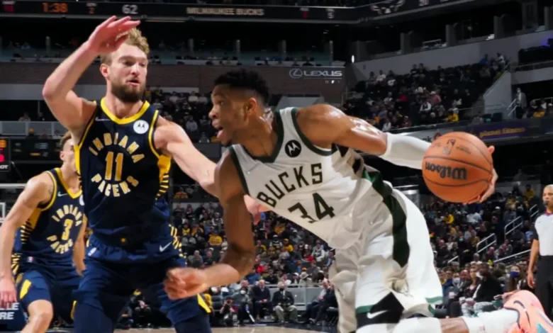 milwaukee bucks vs pacers match player stats